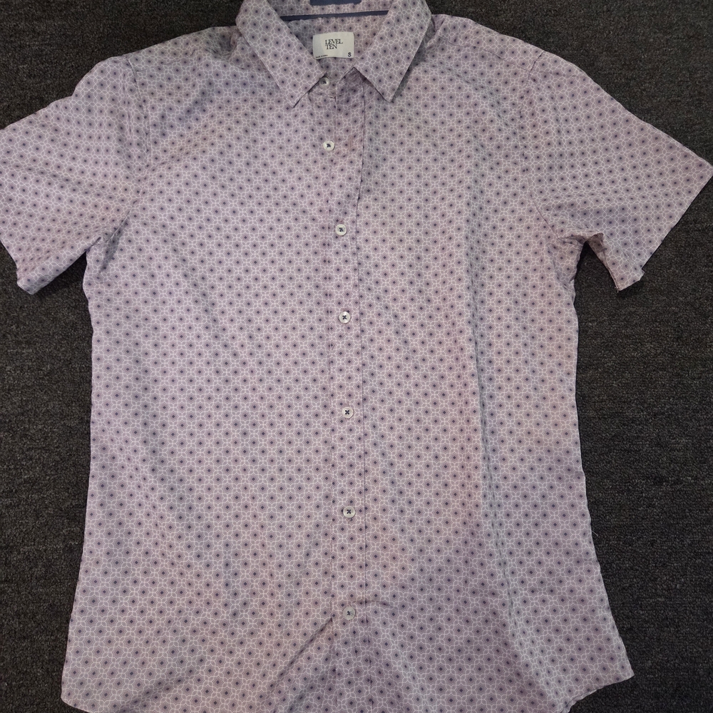 NWOT - Purple Short Sleeve Dress Shirt